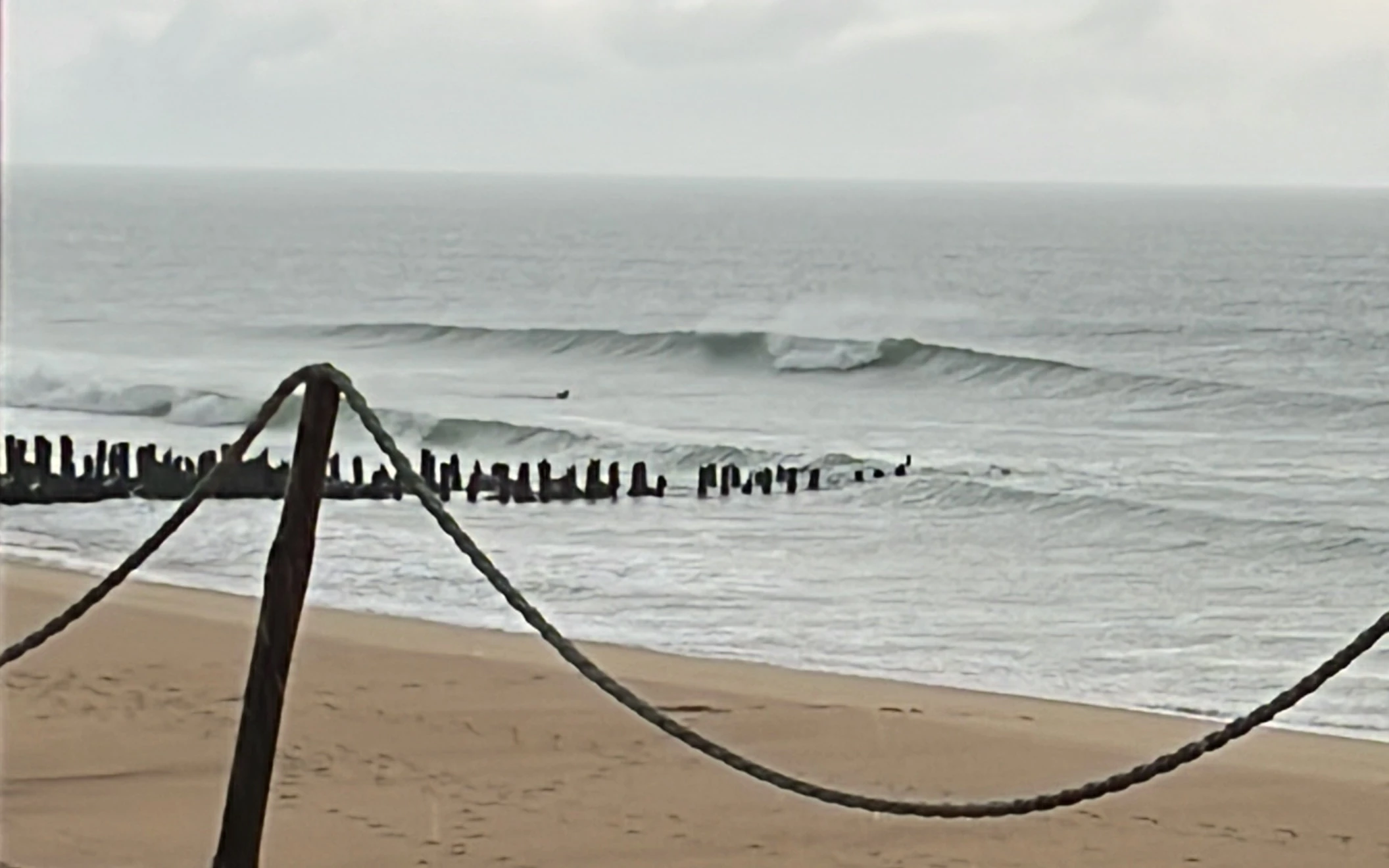 Surf sur la côte landaise